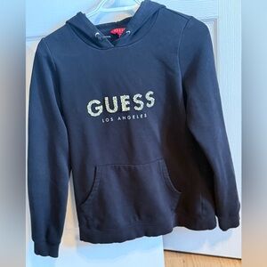 Guess Black Sweatshirt with Gold Logo